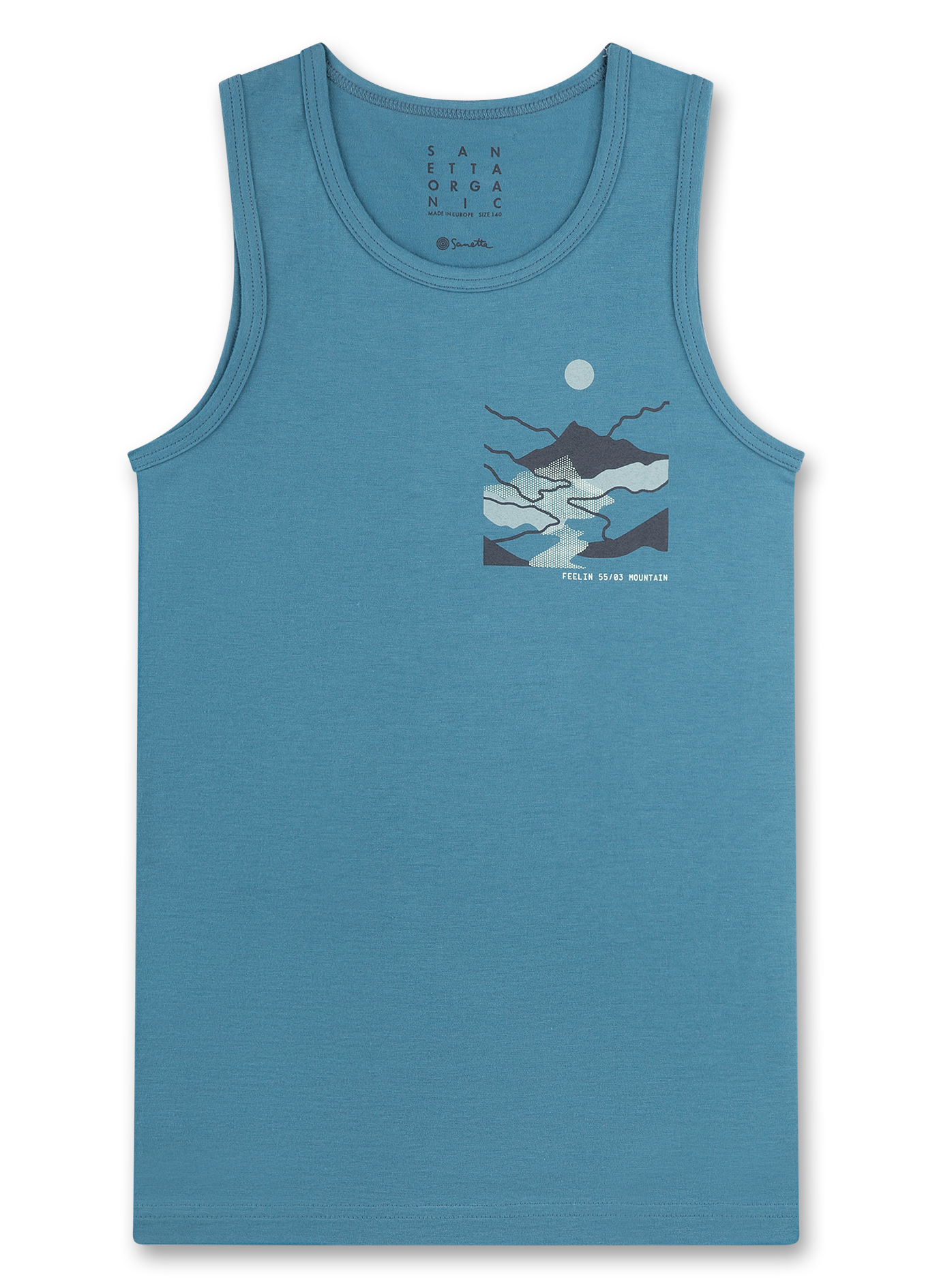 Jungen-Unterhemd Blau