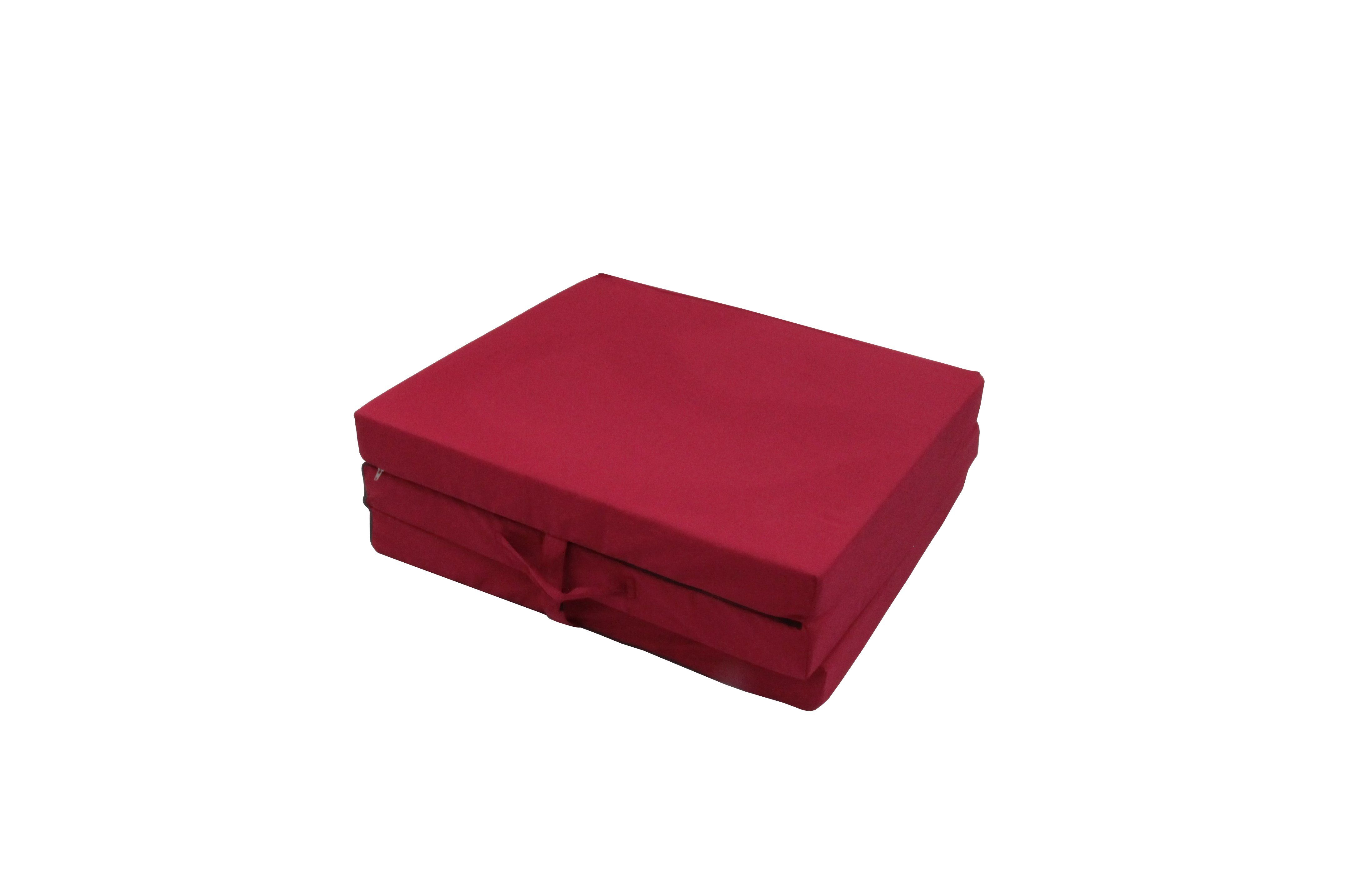 Klappmatratze Herlag Klappmatratze Junior Farbe rot, 190x60 cm, Gästematratze, Herlag