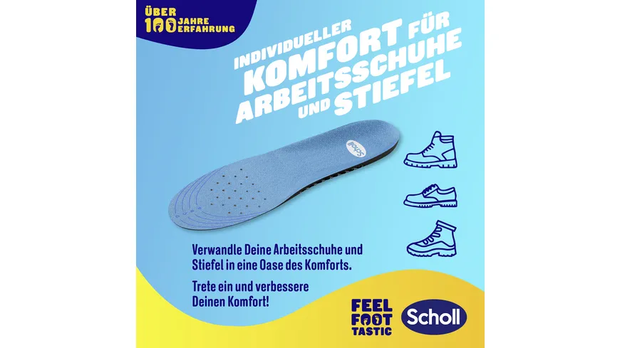 Scholl GelActiv Einlegesohlen WORK Größe S 35,5-40,5