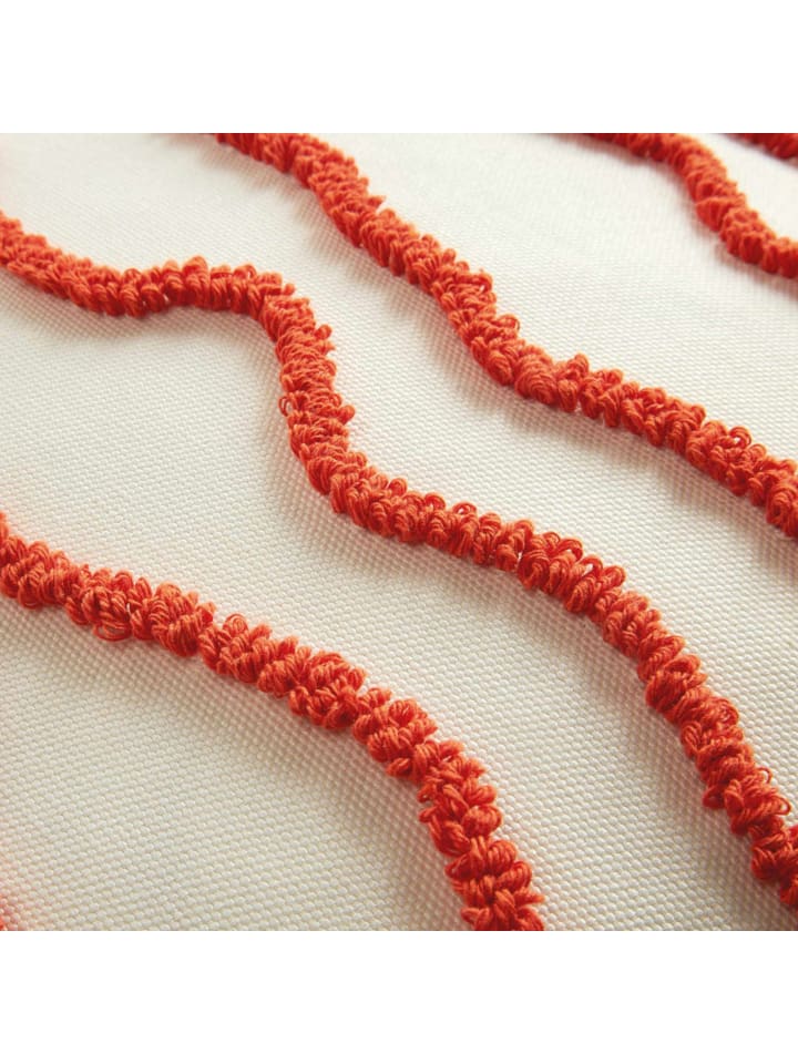 Tom Tailor Zierkissenhülle WAVY in Orange günstig kaufen 45 x 45 cm