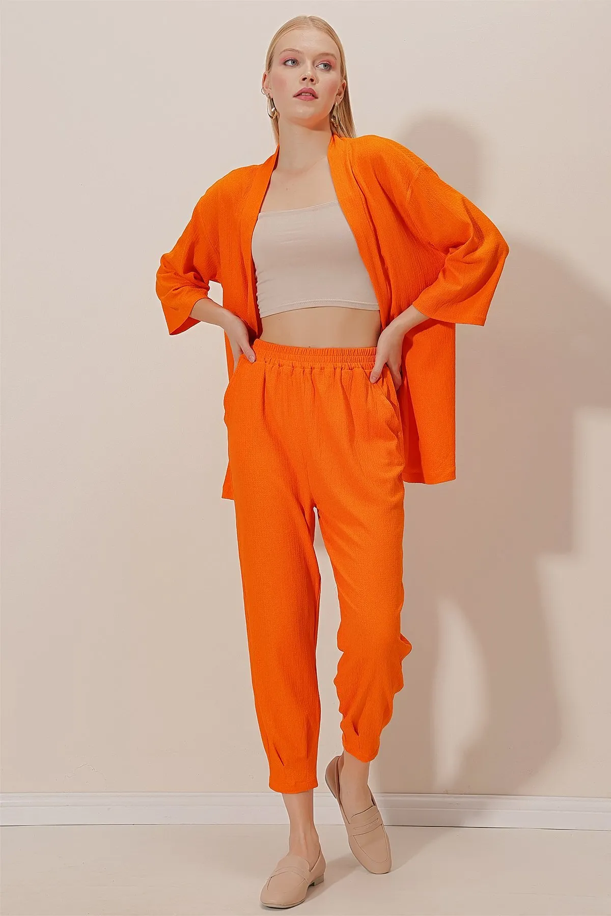 HAKKE  Bürümcük Cardigan-Hosen-SET