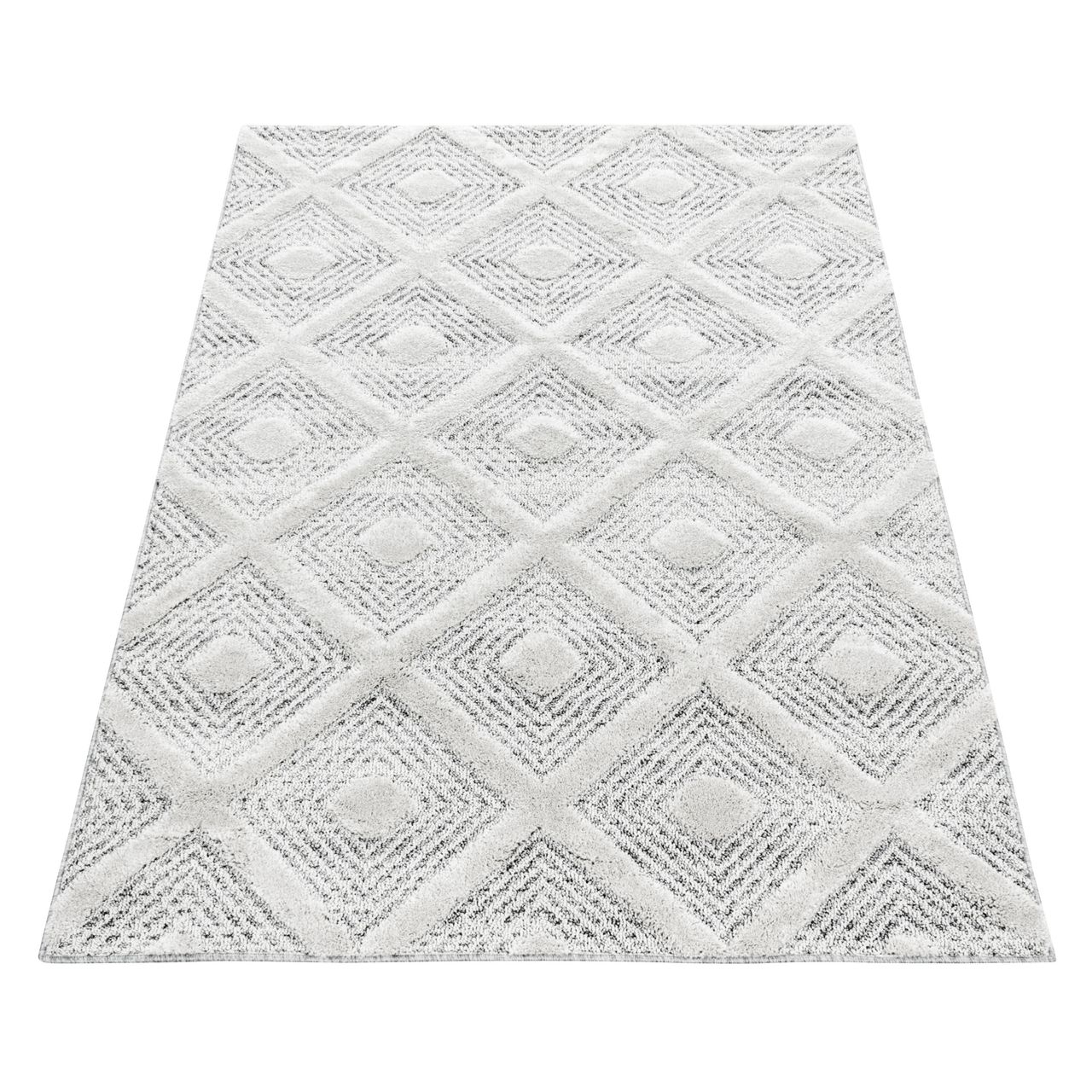 Ayyildiz Teppich, PISA 4707, GREY, 280 x 370 cm