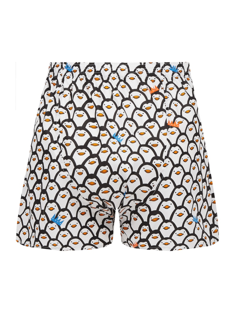 Boxershorts aus Baumwolle in weiß