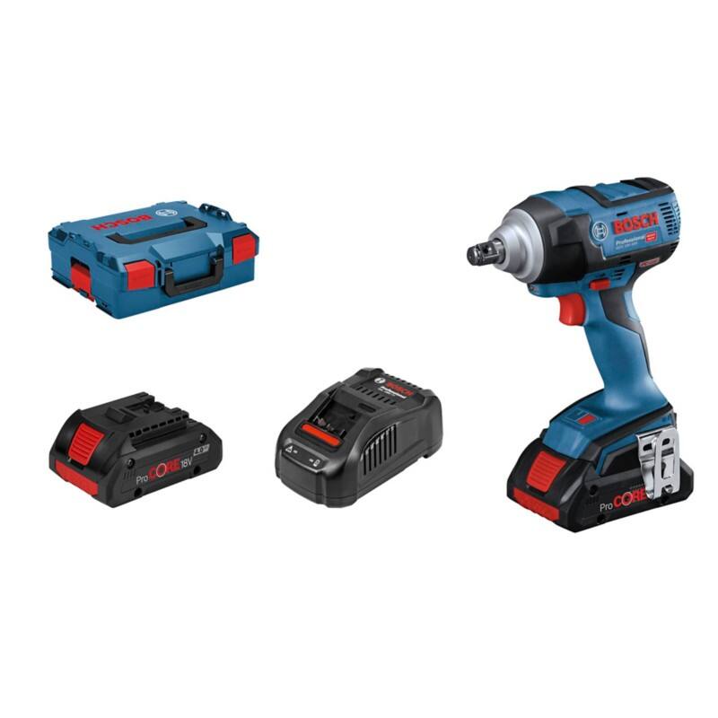 Bosch Drehschlagschrauber GDS 18V-300 Professional 06019D8202 Blau, Schwarz