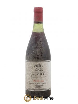 Givry Nicolas 1979 - Lot de 1 Bouteille