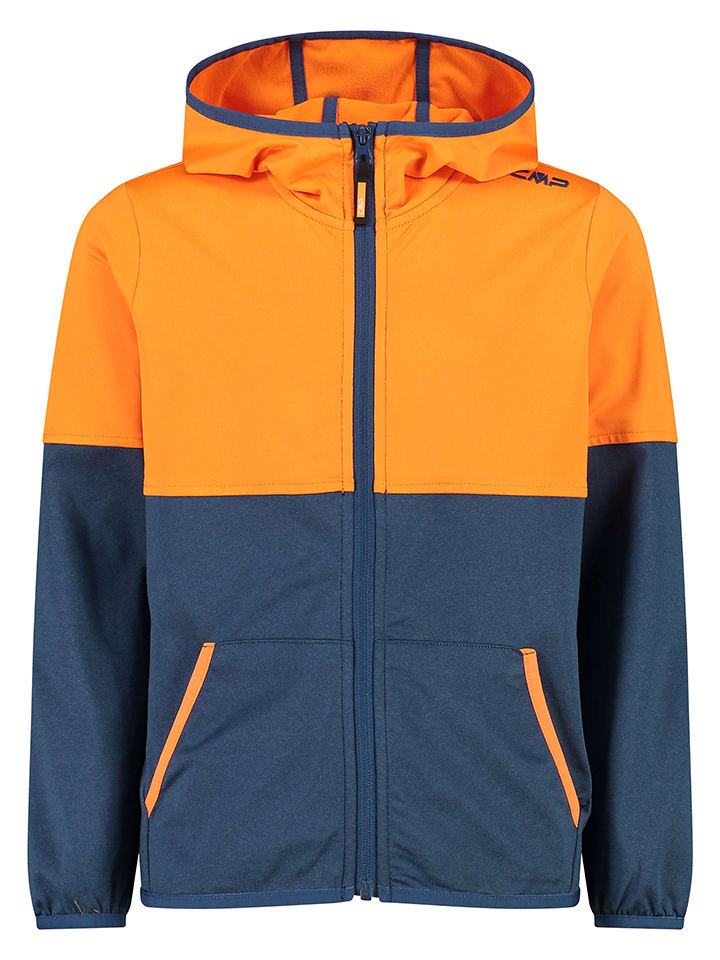CMP Fleecejacke in Orange/ Dunkelblau günstig kaufen
