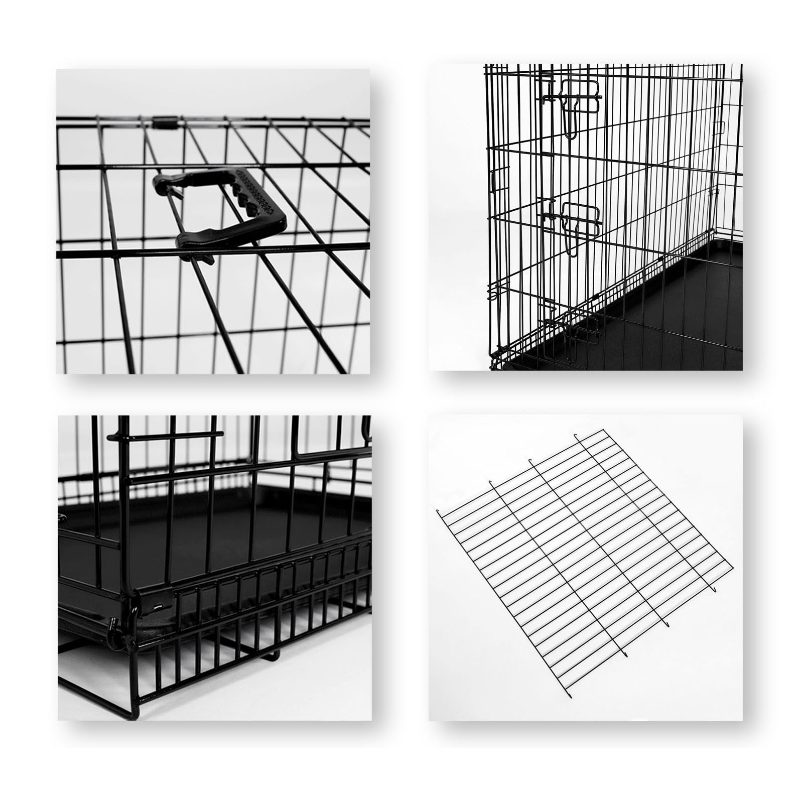 Lionto Transportboxen & Gitterboxen Lionto Hundetransportkäfig Tiertransportbox Hundebox Größe (S) 45x31x36 cm XXXL