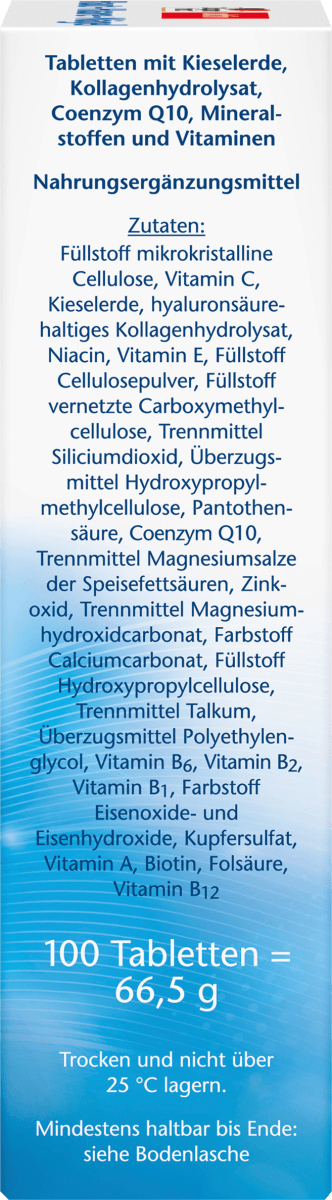 Haut Haare Nägel Tabletten 100 St, 66,5 g