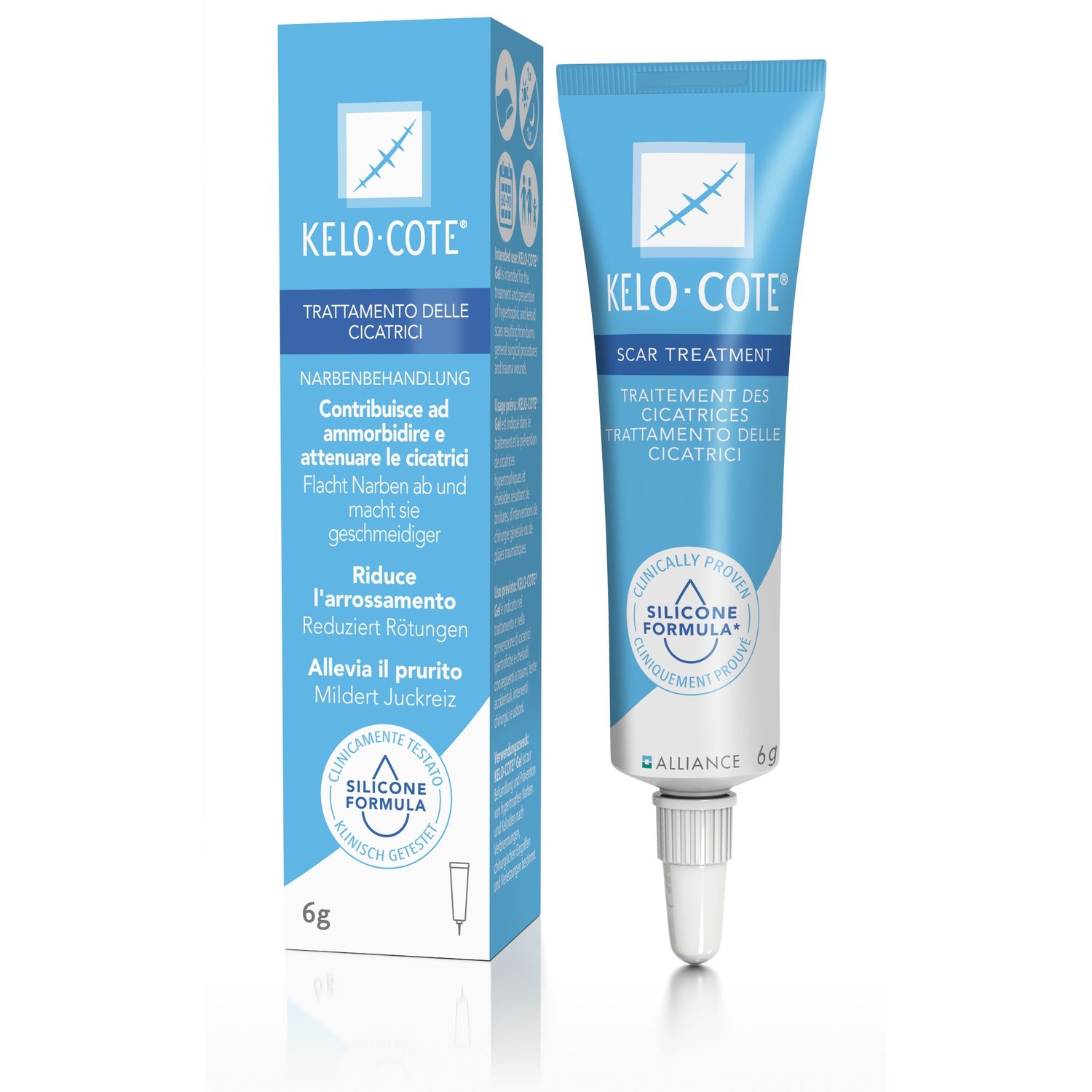 Silikon Gel zur Behandlung von Narben