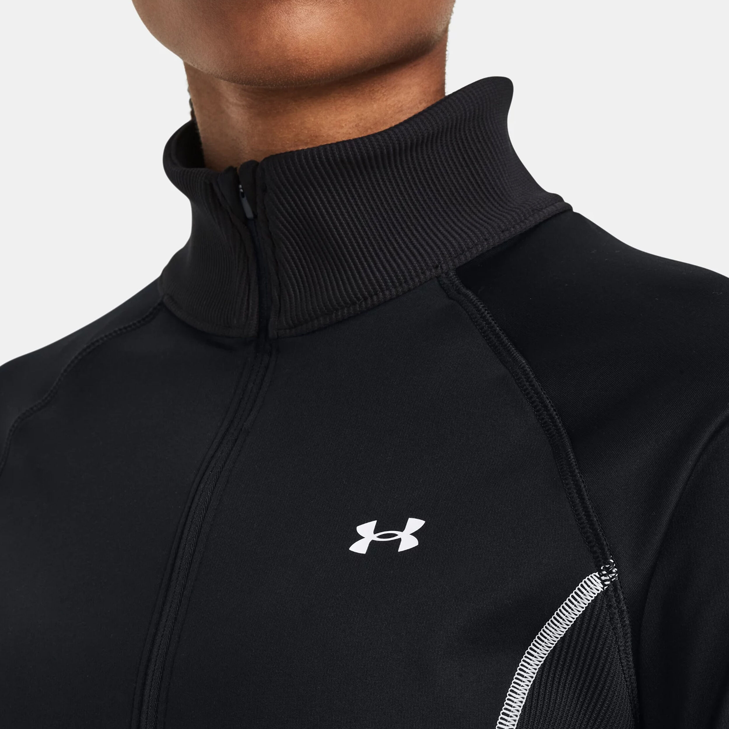 CW Half-Zip Longsleeve Damen - Schwarz