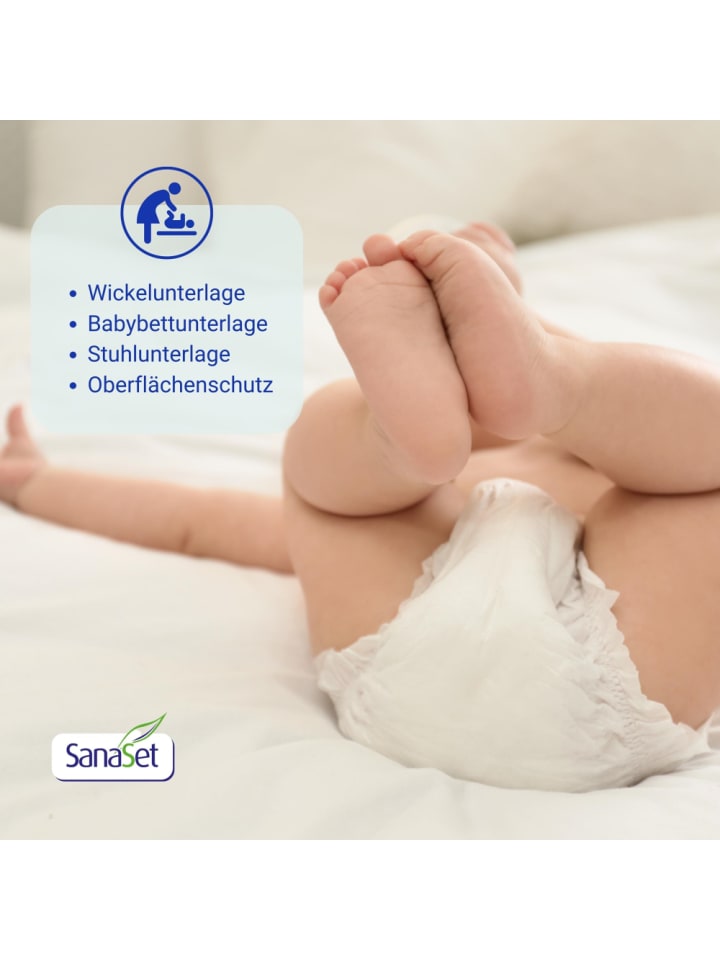 SanaSet Premium Einweg Inkontinenzunterlagen - Senioren, Babys, Tiere (60x60 cm)-30 Stk. günstig kaufen onesize