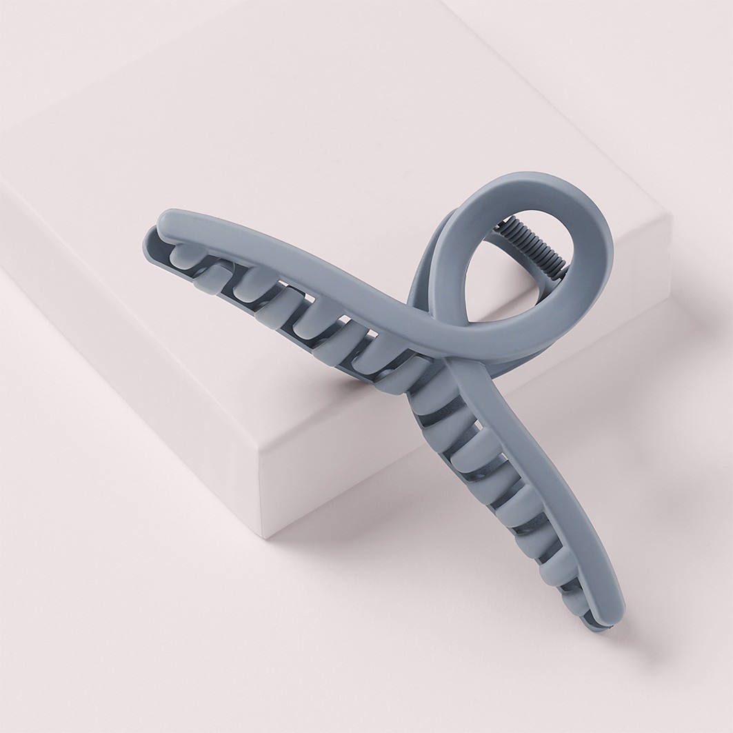 Slate French Twist Claw Clip