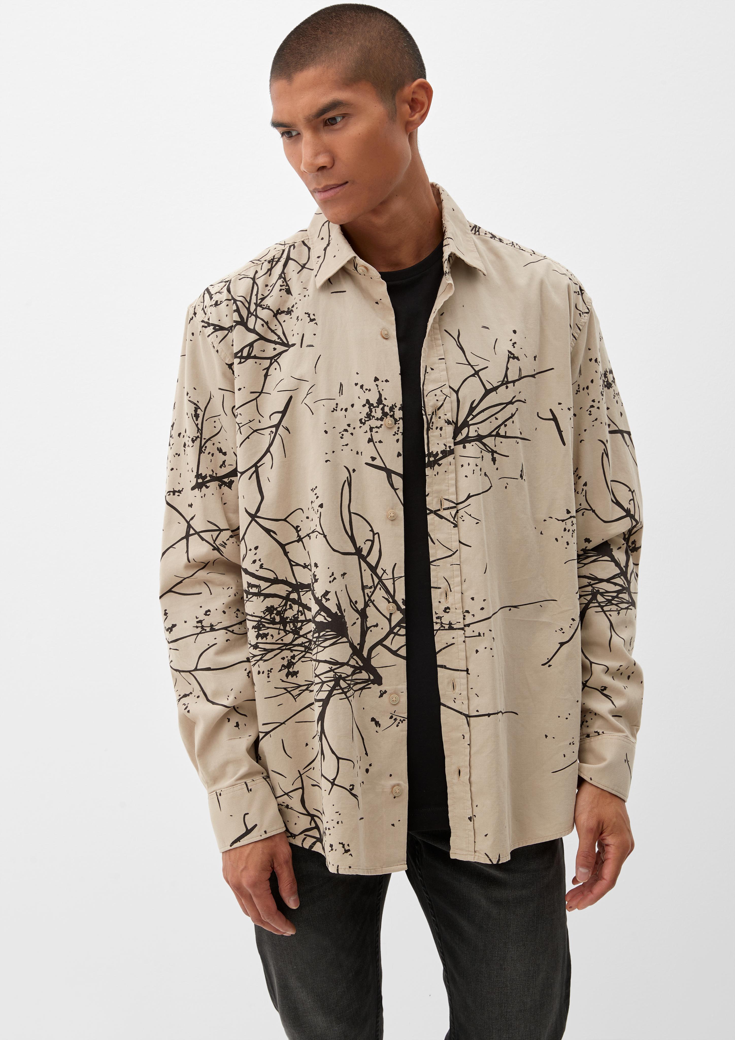 Relaxed: Hemd aus Feincord  2120976-80A3