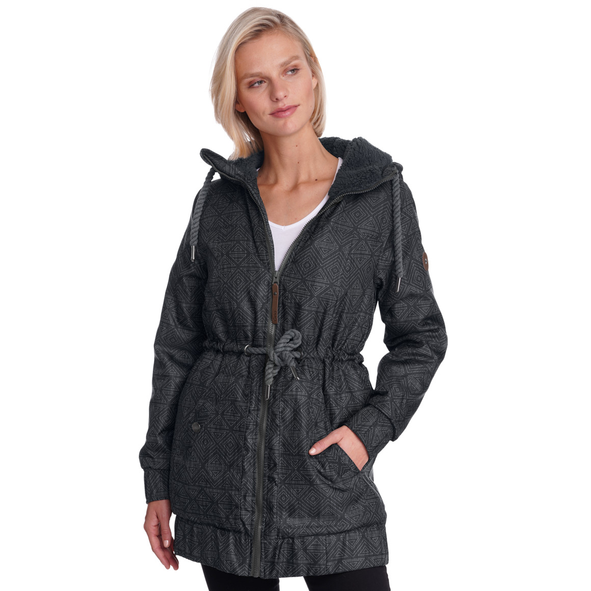 Damen Parka mit Plüschfutter