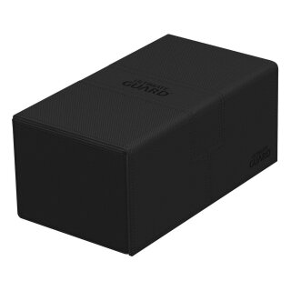 Ultimate Guard Twin Flip`n`Tray 200+ XenoSkin Monocolor - Schwarz