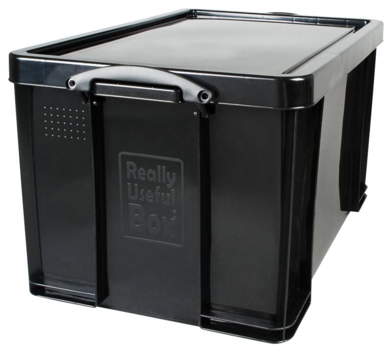 Really Useful Box Aufbewahrungsbox 84BK 84 L Schwarz Kunststoff 44 x 71 x 38 cm
