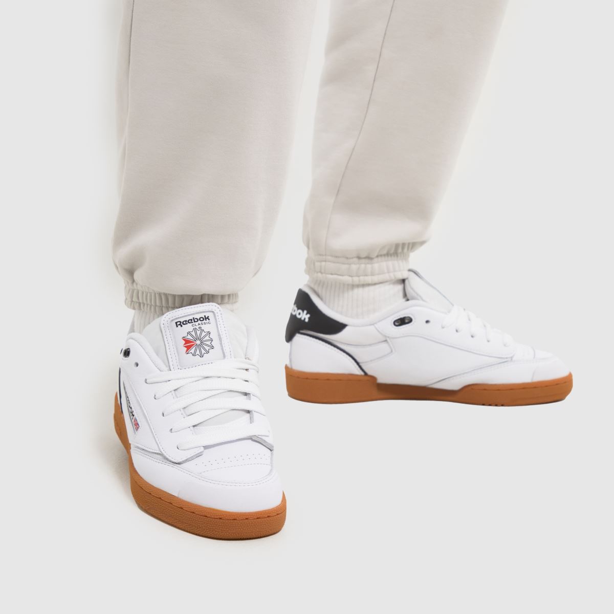Tenisky Reebok Club C Bulc v bílé a černé barvě