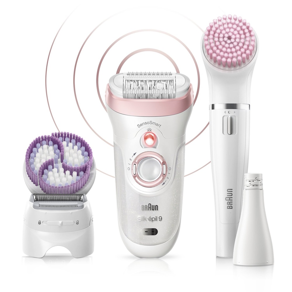 braun Braun Silk-épil Beauty Set 9 6-En-1 - Épilateur Électrique Sans Fil Wet & Dry Epilateur Electrique