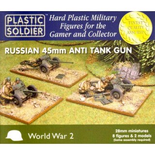 28mm Russian 45mm Anti Tank Gun (2)