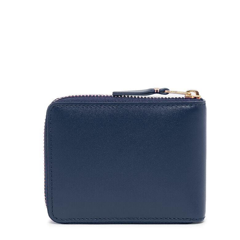 Comme des Garcons Wallet Classic Leather Line navy