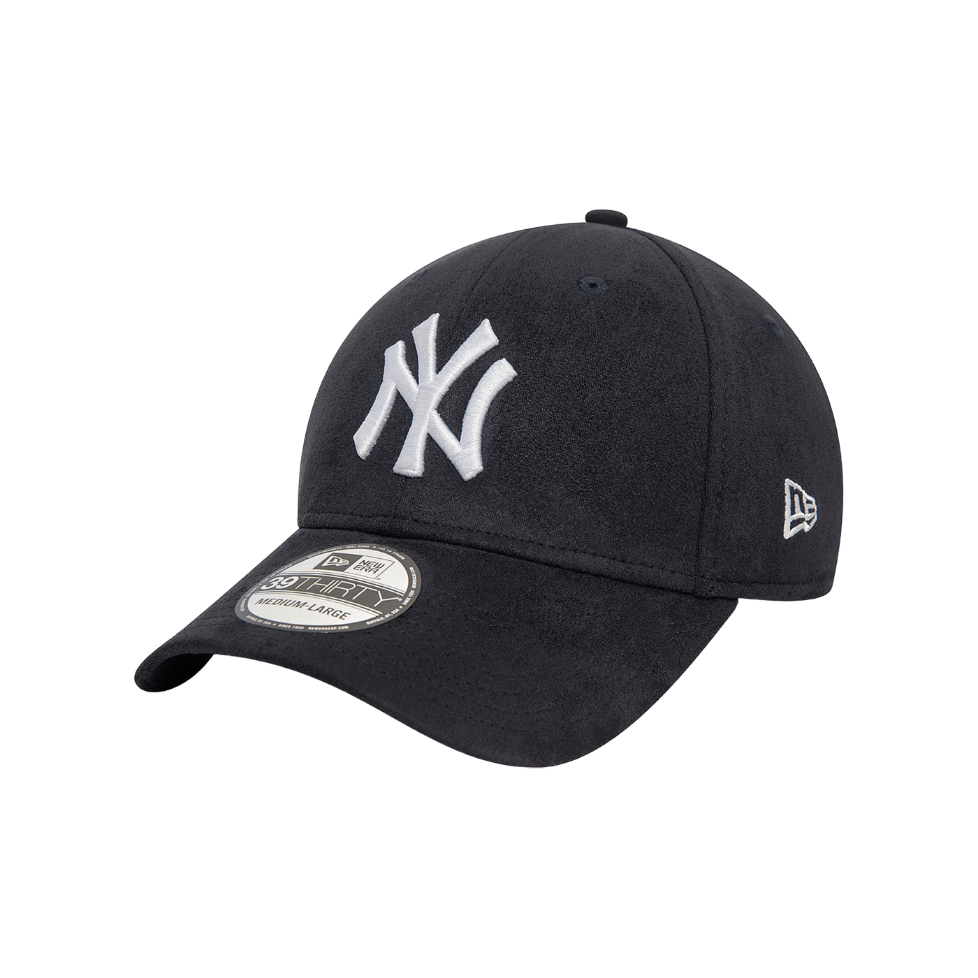 New Era MLB New York Yankees Faux Suede 39Thirty Cap Blau
