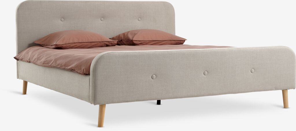 KONGSBERG Estrutura de cama KONGSBERG 180x200cm tecido bege
