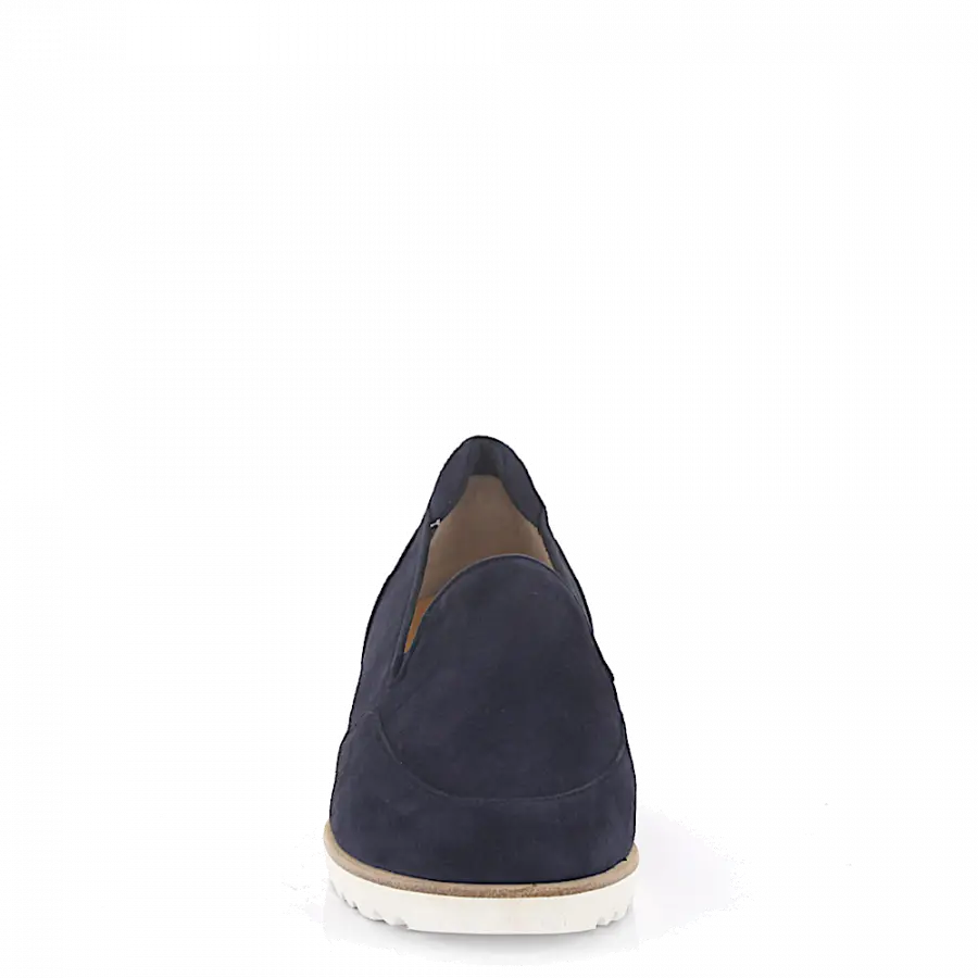 Truman's - Loafer Kalbsleder Veloursleder blau - blau