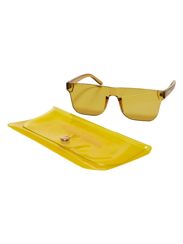 Urban Classics Urban Classics Sonnenbrillen in mustard günstig kaufen onesize