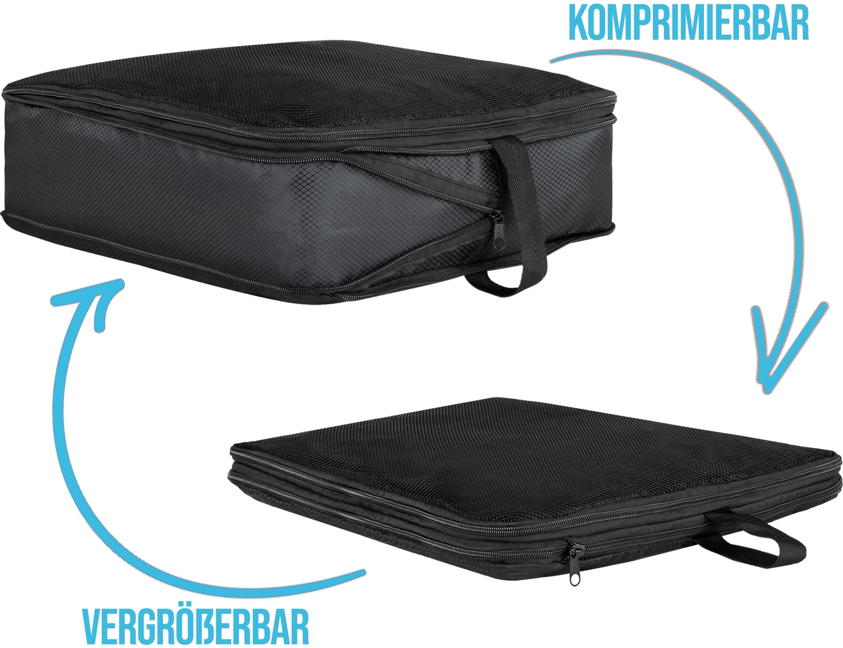 normani Kleidersack Kleidertaschen 4-teilig Nuqui (Set, 4 St) 4 Kompressions-Packtaschen mit Wäschebeutel