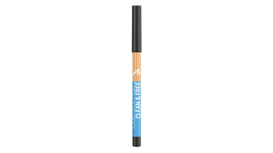 MANHATTAN COSMETICS Clean & Free Eyeliner Pencil 1 - Pitch Black