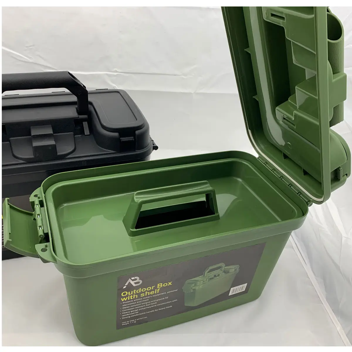 Outdoorbox mit Klappdeckel versch. Farben