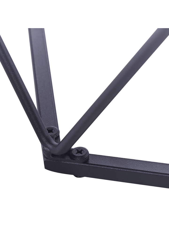 Beliani 2er-Set Couchtisch BRUNI in Schwarz/Dunkler Holzfarbton günstig kaufen onesize