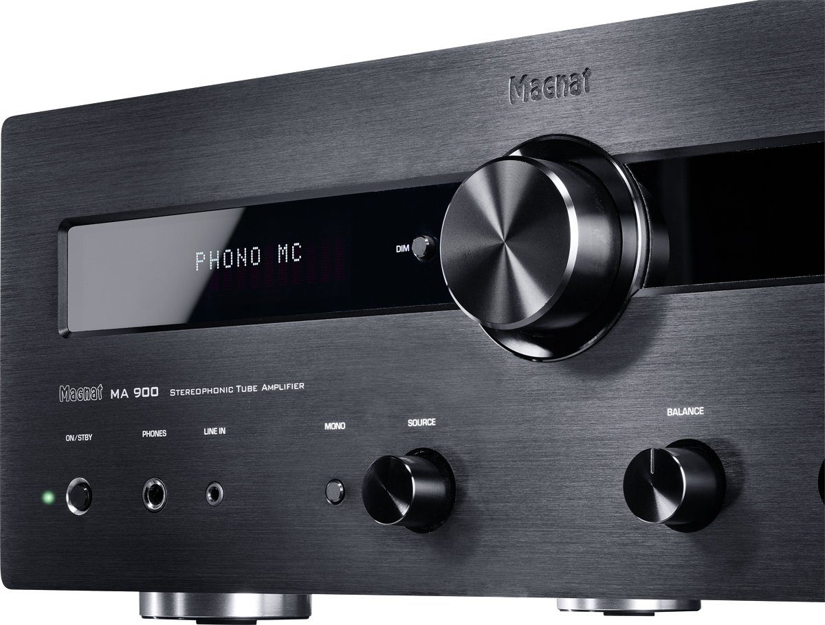 Magnat MA 900, schwarz Stereo Hybrid-Verstärker Vollverstärker
