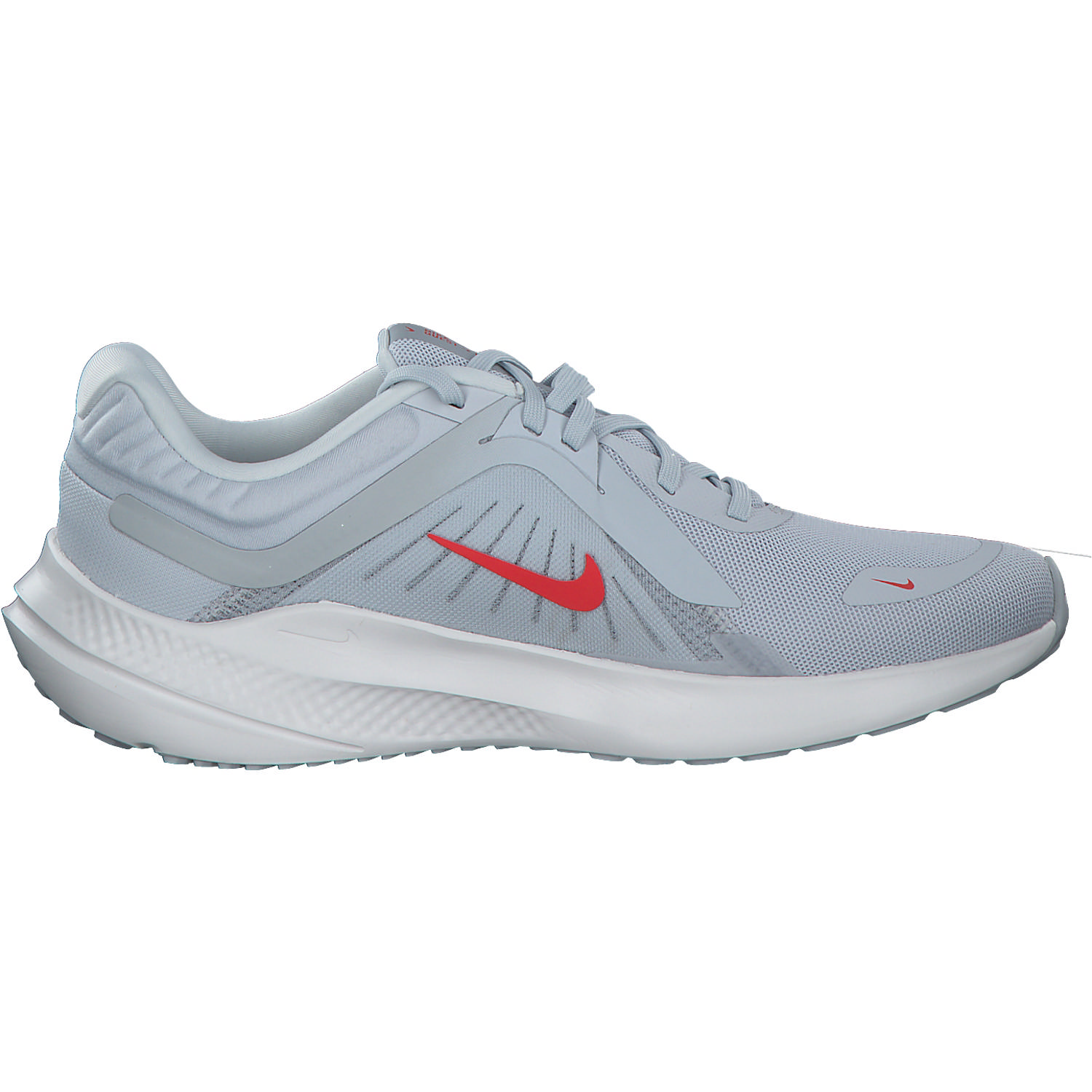 Nike Quest 5 DD9291, Schnürschuhe, Damen, pure platinum/lt crimson wolf