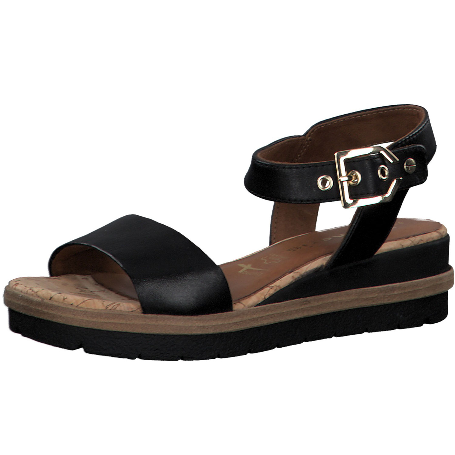 Tamaris 28222, Klassische Sandalen, Damen, Schwarz (Black)