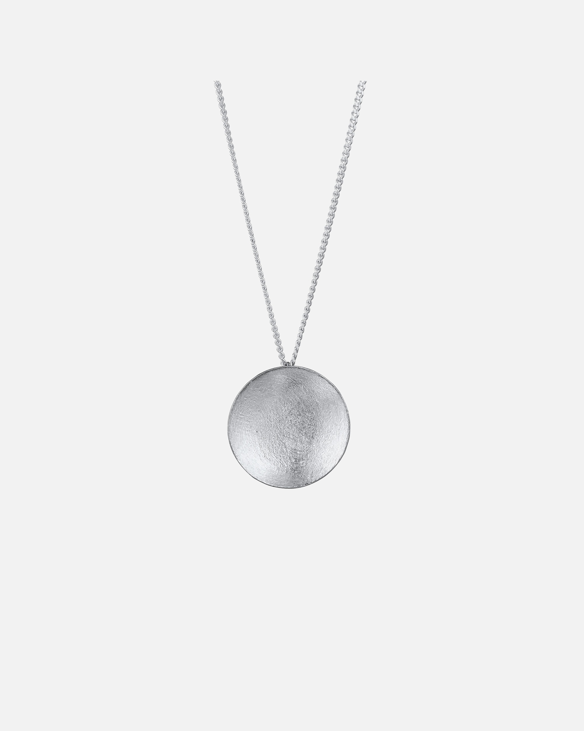 Nenalina nyaklánc medállal, női kerek medál, 925 ezüst, parti/újév, 50 cm