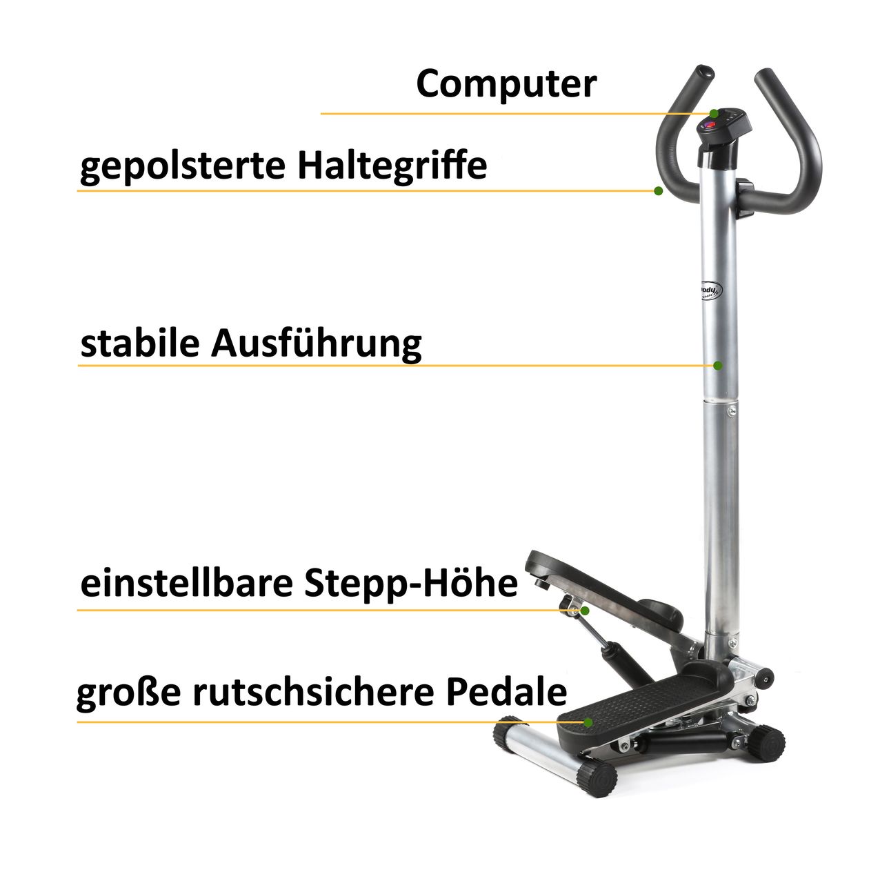 Body Coach Stepper mit Haltegriff
