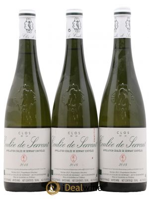 Savennières Clos de la Coulée de Serrant Vignobles de la Coulée de Serrant - Nicolas Joly  2018 - Lot de 3 Bouteilles