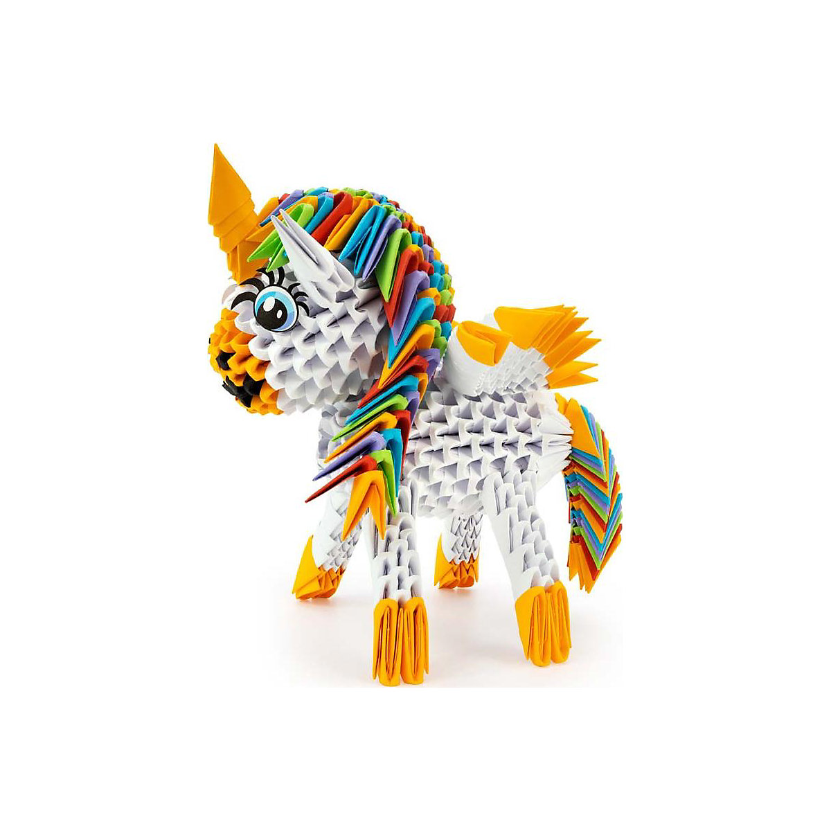 Bastelset Origami 3D Einhorn