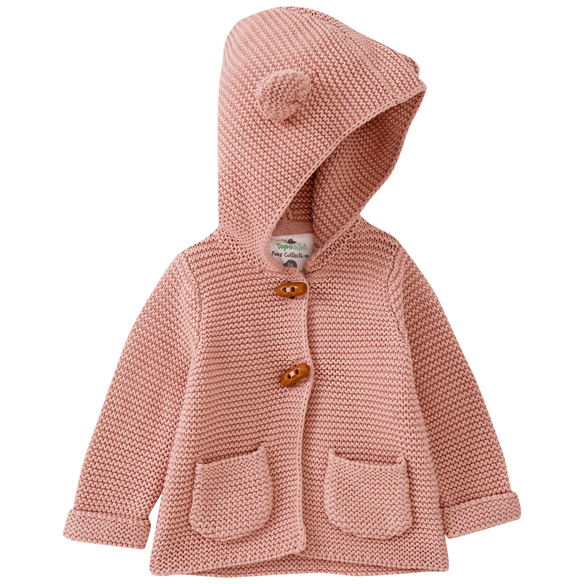 Newborn Strickjacke mit Öhrchen