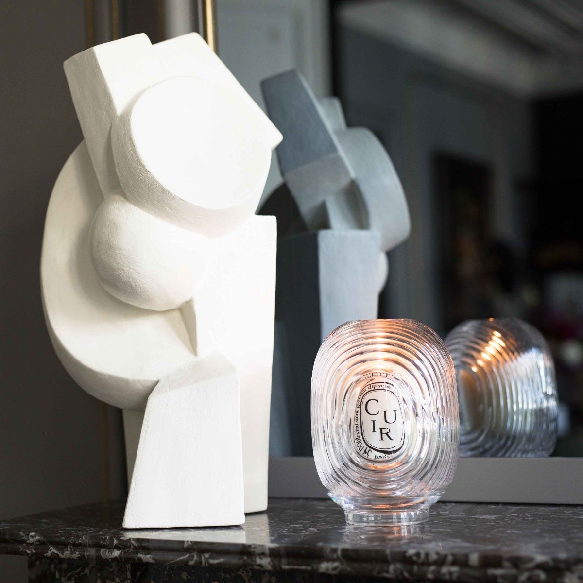 Photophore Fresnel - Pour bougie modèle classique