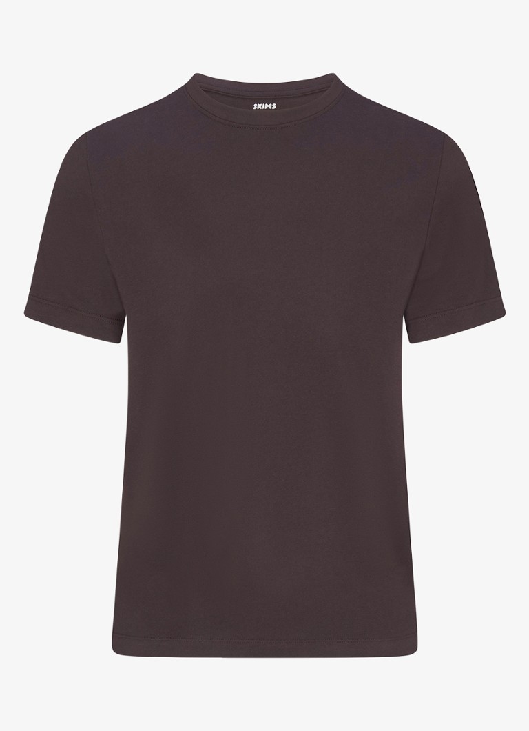 T-shirt girocollo in cotone Skims