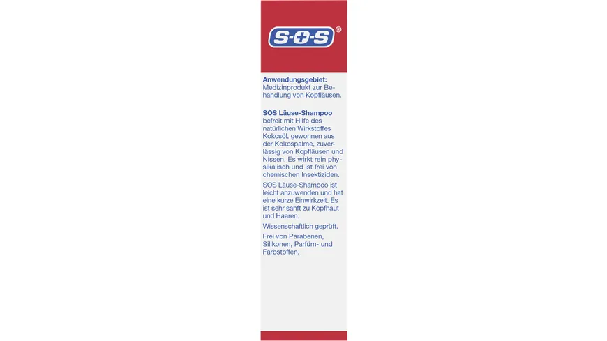 SOS Läuse Shampoo 100 ml