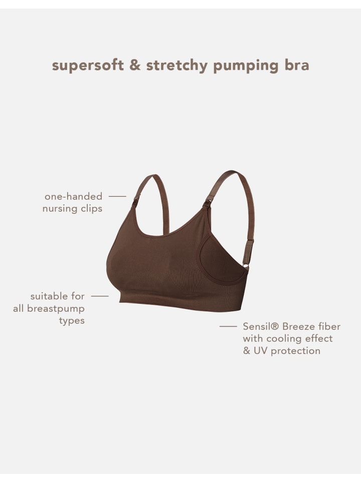 Noppies Nahtloser Still-Bh Pumping Mae Sensil® Breeze in Coffee Bean günstig kaufen