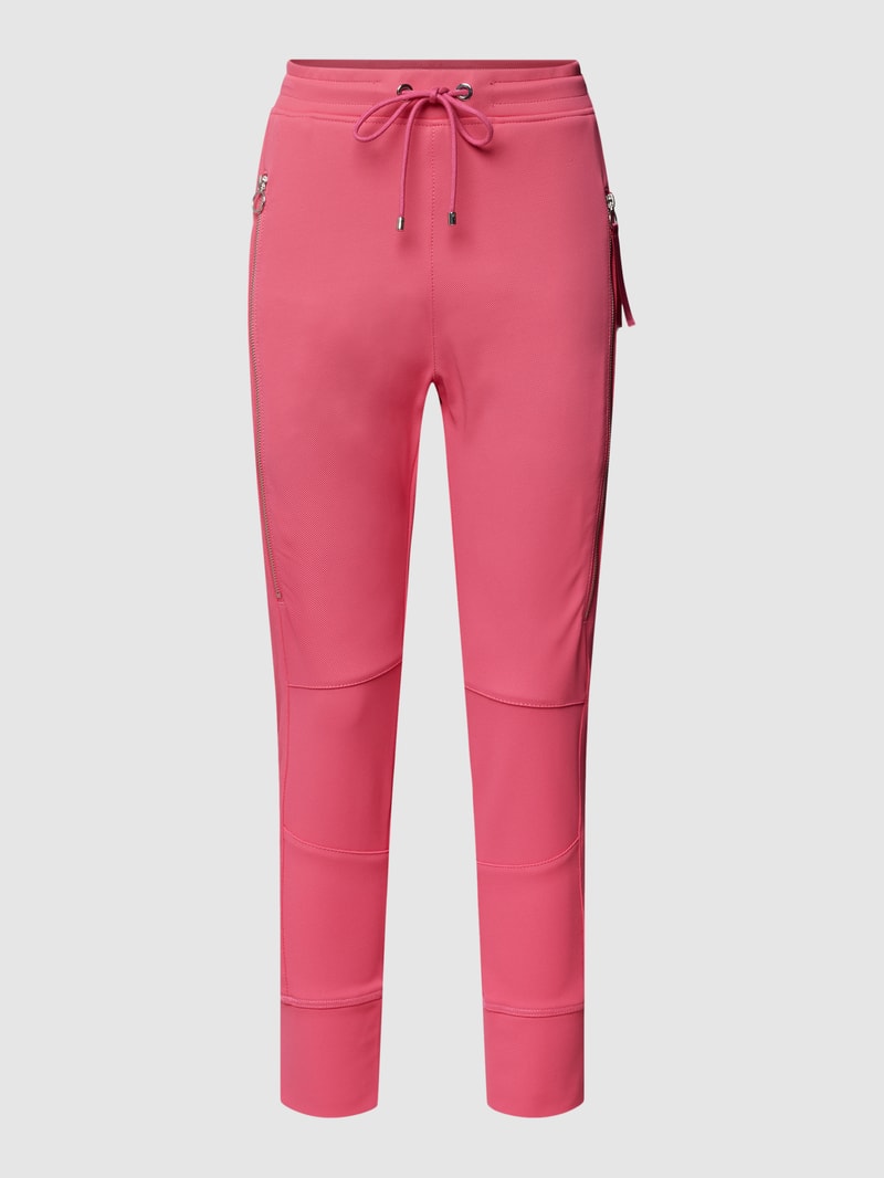Sweatpants mit Strukturmuster Modell 'FUTURE 2.0' in pink