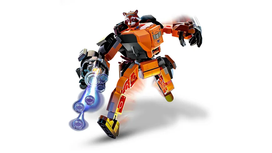 LEGO Marvel 76243 Rocket Mech, Action-Figur aus Guardians of the Galaxy