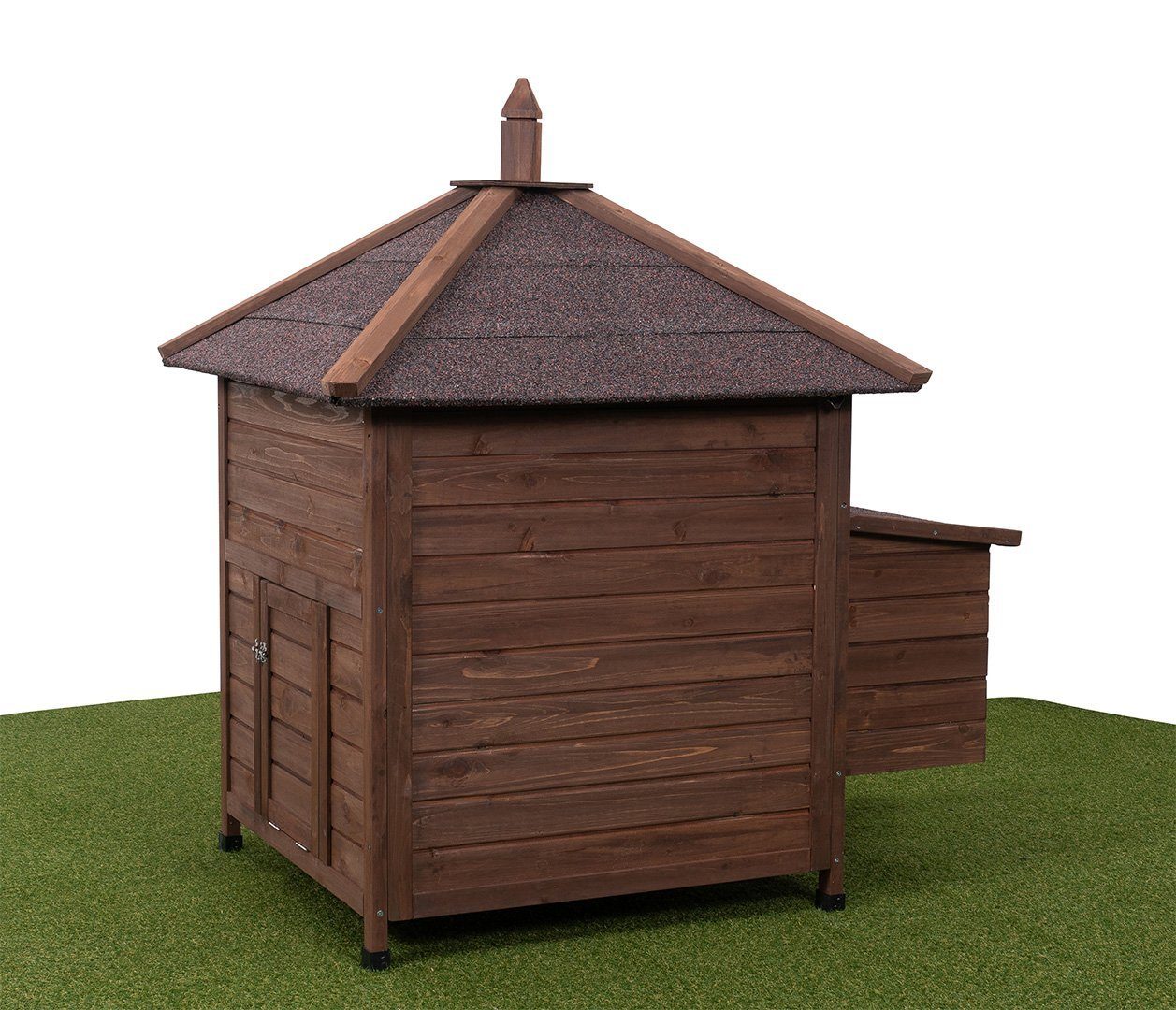 My Animal Hühnerstall Hühnerhaus MH-11 für 3-4 Hühner - Winterfest, Hühnerhaus Hühner Käfig Gehege Geflügelstall - Nistkasten