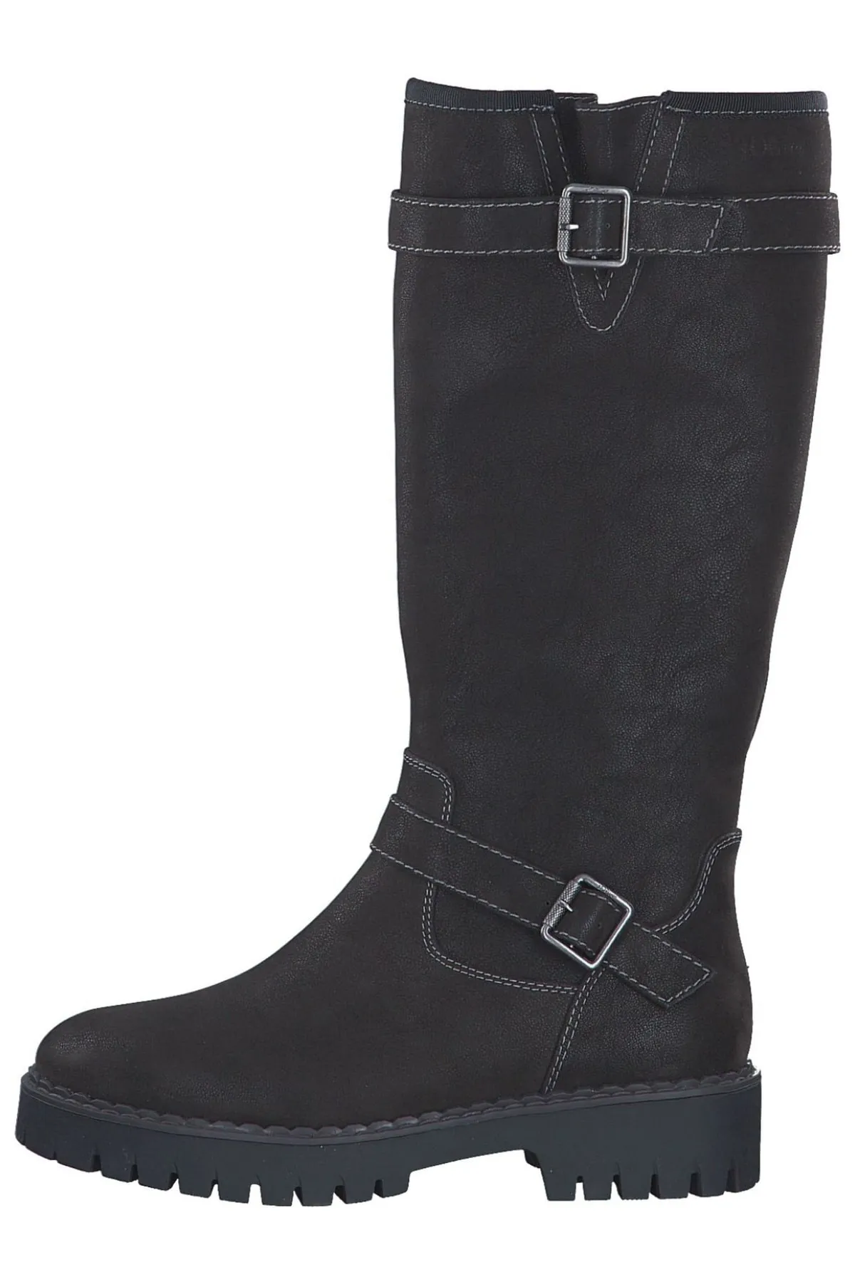 s.Oliver  Stiefel - Schwarz - Flacher Absatz