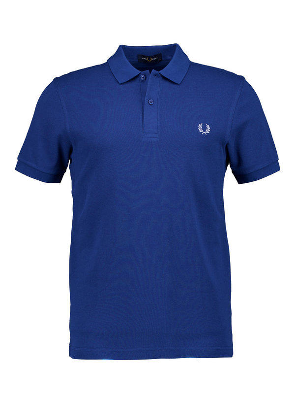 Fred Perry, Polo-Shirt, Baumwoll-Piqué, royalblau
