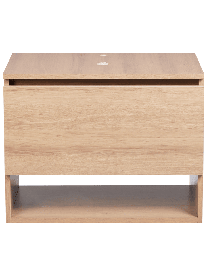 Beliani Waschbeckenunterschrank NATAL in Braun - (W) 60 x (H) 47 x (L) 39 cm günstig kaufen onesize